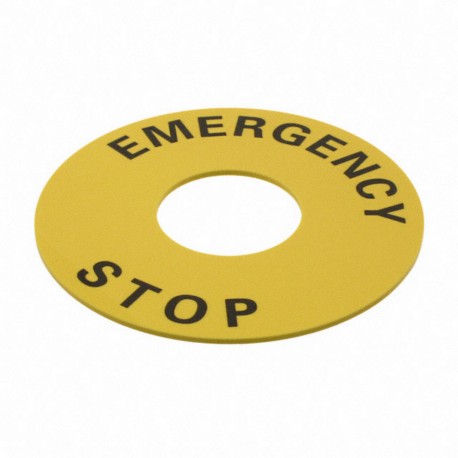 OMRON A22Z-3466-1 A22Z-3466-1 A22 0053B A22Z34661 OMRON Plate EMERGENCY STOP 60 mm day.